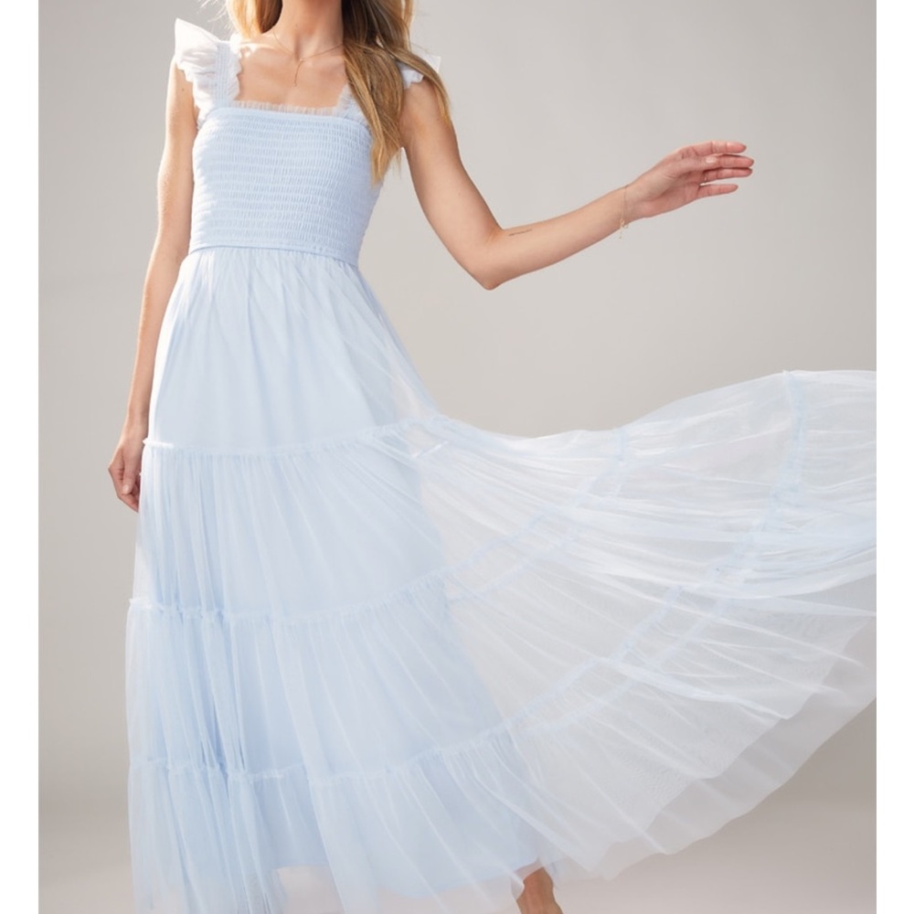 Francesca’s Nema Tulle Maxi Dress
